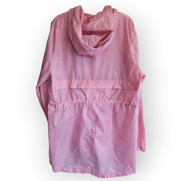 Primark Pink Hooded Packable Travel Raincoat Size S - Picture 3 of 8
